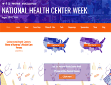 Tablet Screenshot of healthcenterweek.org